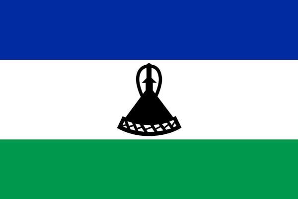 7. Lesotho, 38