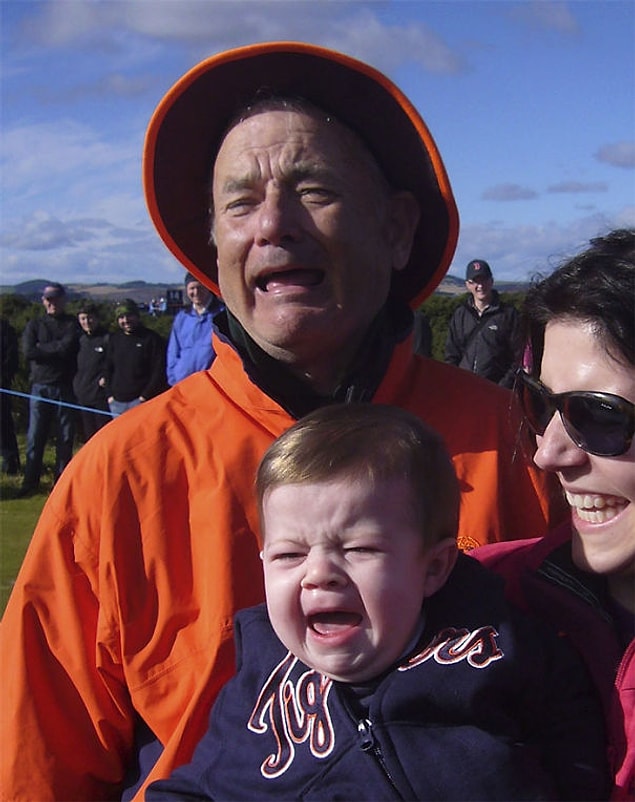 8. "Bill Murray ile tanıştı."