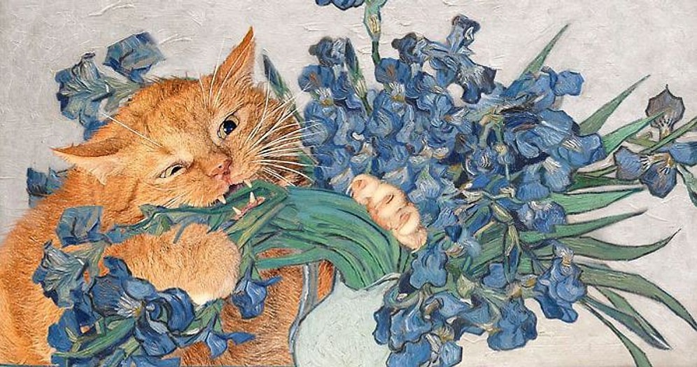 "Все позволено котэ...": 30 известных картин, где главной фигурой удачно вписался рыжий толстый кот