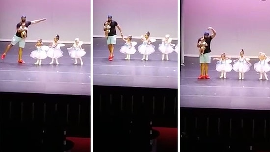 Смешно и трогательно: папа вышел на сцену, когда дочка побоялась выступать