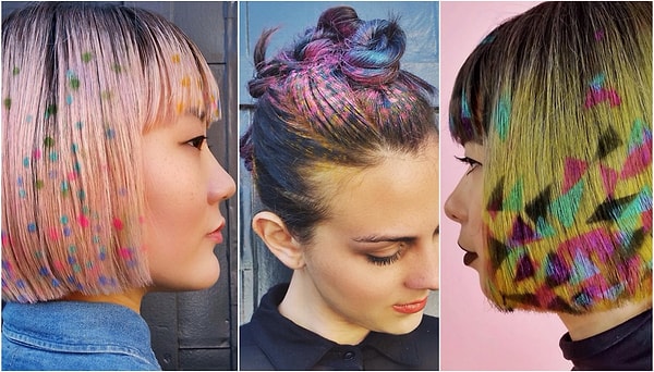 А кто-то вообще скажет: "Что за пятна на волосах, фу..."