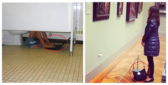 Фотографии людей, технологическая зависимость которых перешла все границы