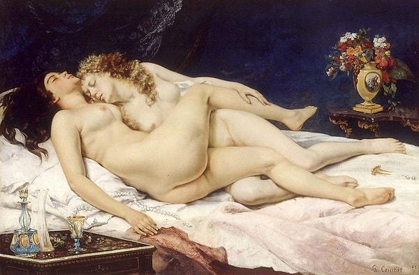 12. Uyku - Gustave Courbet (1866)