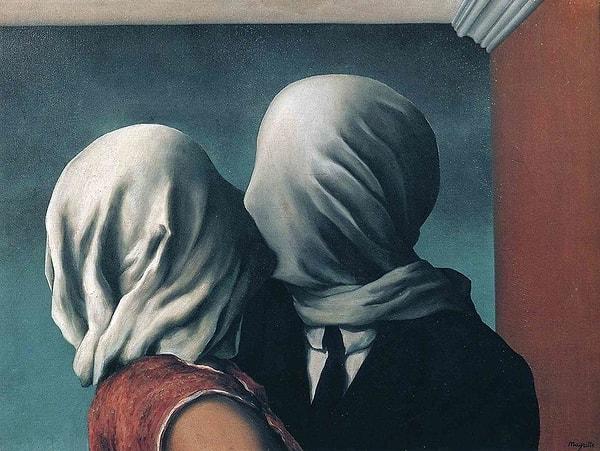 18. Öpücük -  René Magritte (1928)