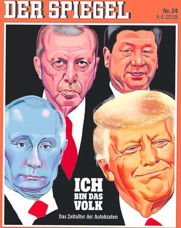 Dergi kapağa, Erdoğan, Trump, Putin ve Cinping'i taşıdı.