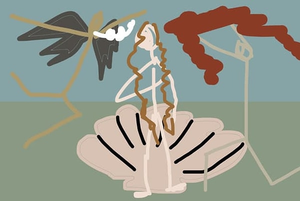 7. Продолжаем, узнаете эту популярную картину?