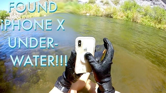 2 Hafta Boyunca Suyun Altında Kalan iPhone X Çalıştı!