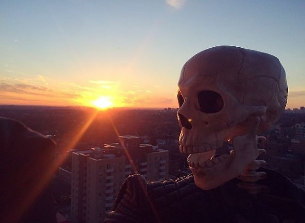 36. "Не могу сполна насладиться красотой этого потрясающего заката!"