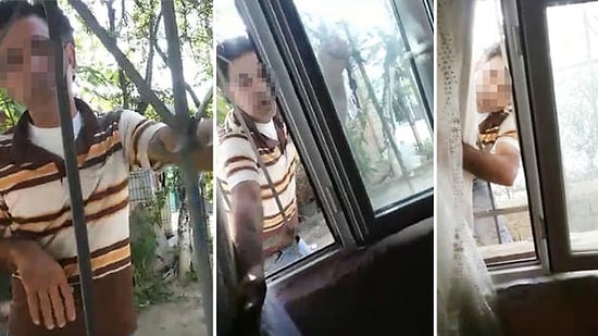 Sapık Komşu Kapıya Dayandı! 12 Yaşındaki Çocuğun Korku Dolu Anları Kamerada