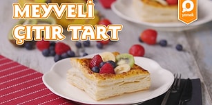 Yazın Enfes Meyvelerini Bayram Sabahı Sofraya Getirdik: Meyveli Çıtır Tart Nasıl Yapılır?