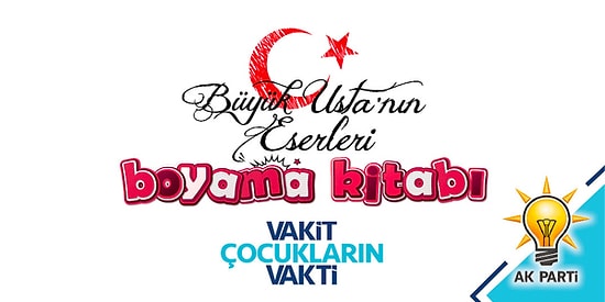 AK Parti Çocuklar İçin 16 Yılda Yapılan Eserlerin Yer Aldığı Bir Boyama Kitabı Hazırladı!