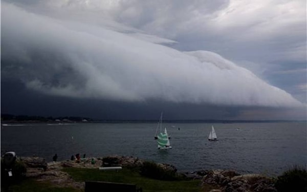 11. Кучево-вогнутые облака.