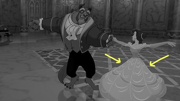 3. Вы должны справиться! Платье Белль было ... цвета