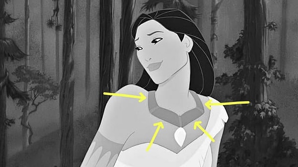 8. А ожерелье Покахонтас было...