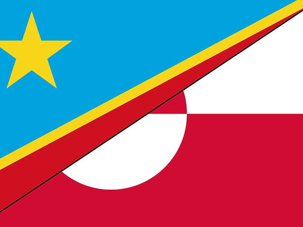 2. Остров Гренландия или Демократическая Республика Конго?