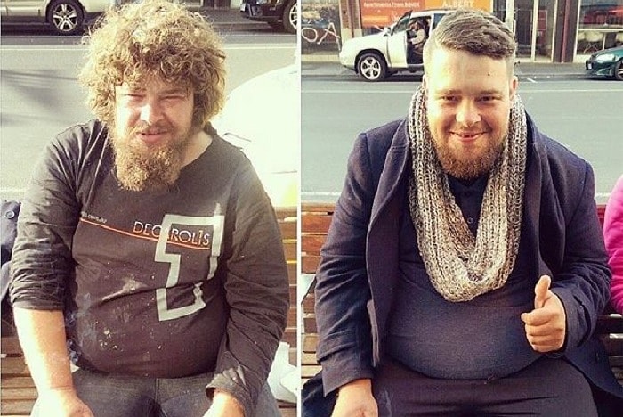 Парень бесплатно подстригает бездомных, помогая им вернуть надежду на лучшую жизнь