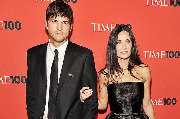 Деми Мур и Эштон Кутчер