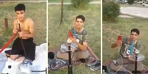Vatandaştan Sahilde Nargile Keyfi Yapan Suriyelilere Tepki: 'Sizin Yaşınızdaki Türk Gençleri Sizin İçin Şehit Oluyor'