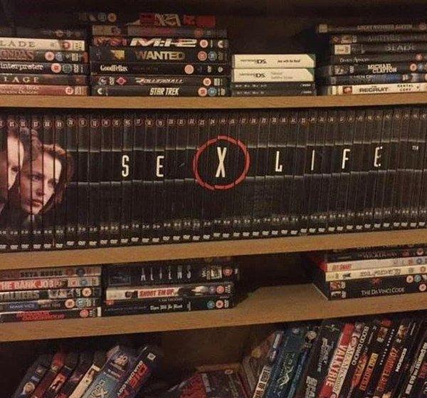 15. Bu eleman arkadaşının 'X-Files' DVD'lerini yeniden düzenlemiş.
