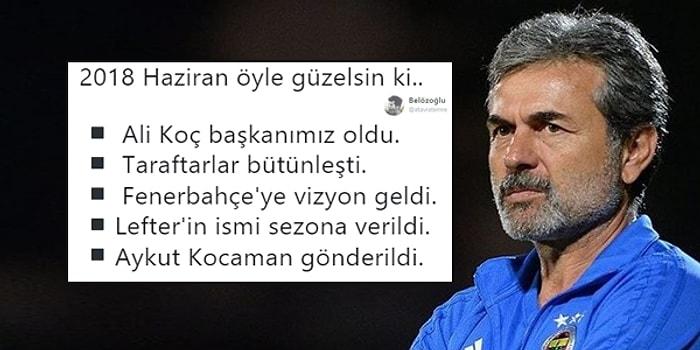 Aykut Kocaman'ın Gönderilmesini Sevinçle Karşılayan Fenerbahçe Taraftarları