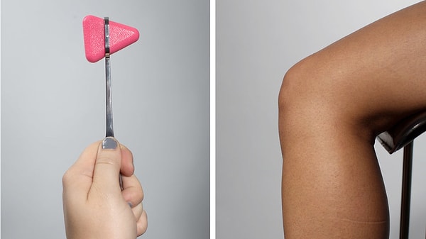 5. Как называется этот молоточек, которым врачи ударяют по колену во время осмотра?