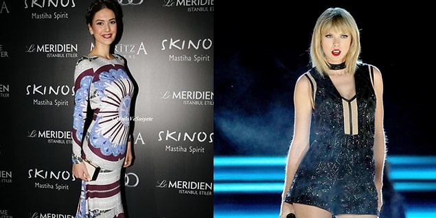 2. Bergüzar Korel mi yoksa Taylor Swift mi daha uzun?