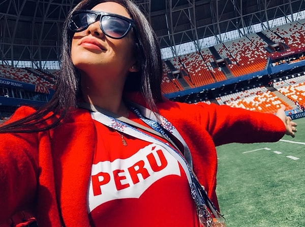 4. Болельщицы Перу тоже покорили своей красотой