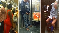 Çevresindeki İnsanları İğne Ucu Kadar Bile Sallamayan 21 Rahat Metro Yolcusu