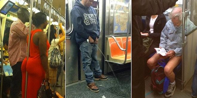Çevresindeki İnsanları İğne Ucu Kadar Bile Sallamayan 21 Rahat Metro Yolcusu