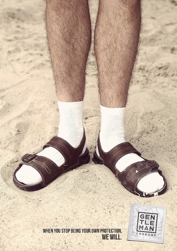 8. Реклама презервативов "Gentleman"