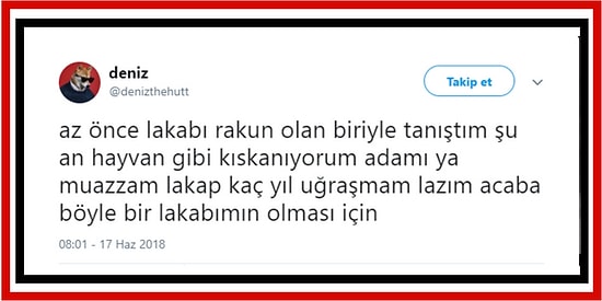 Testi Çöz, Senin Lakabını Söyleyelim!