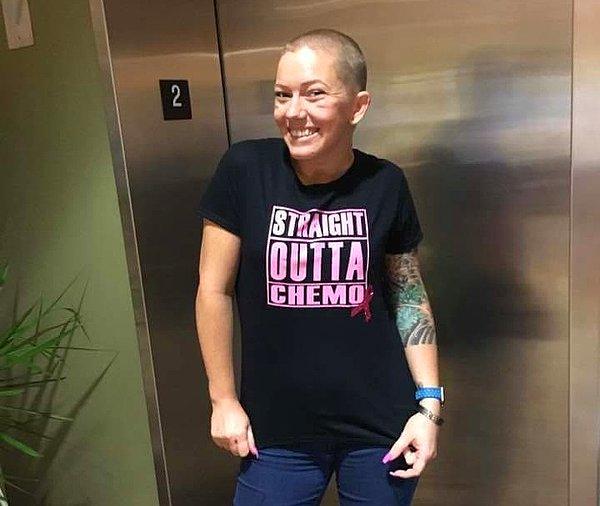 7. "Eşim bugün ilk kez kemoterapiye gitti!"