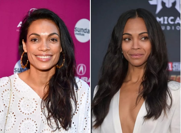 8. Розарио Доусон и Зои Салдана