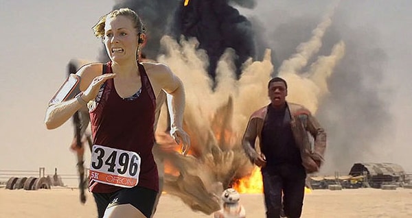 5. Зак как нельзя лучше подобрал подходящие фоны к силуэту своей бегущей жены 😆