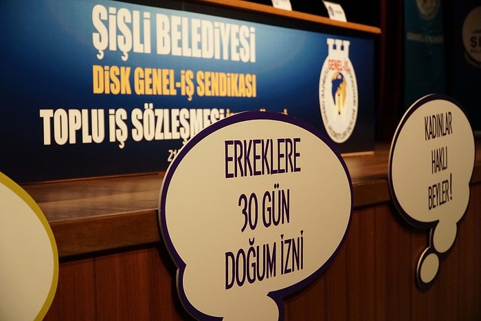 Şişli Belediyesi 'Cinsiyet Eşitliği' Dedi: Erkekler 30 Gün Doğum İzni Kullanabilecek