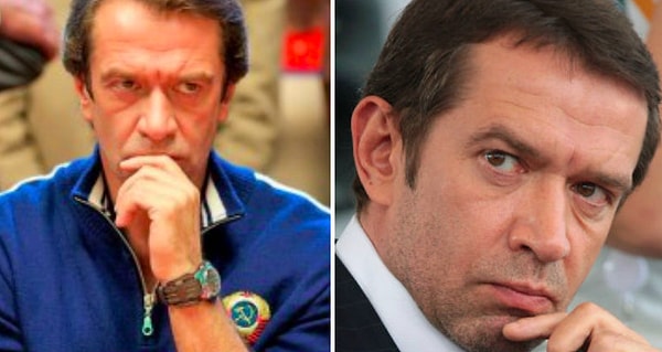 5. Владимир Машков с рукой у подбородка: