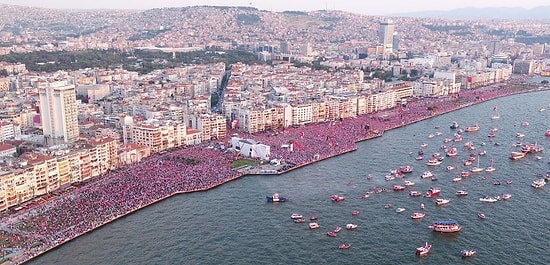 15 Fotoğraf ile Muharrem İnce'nin İzmir Mitingi: 'Çatılar Doluysa Kazandın Demektir'