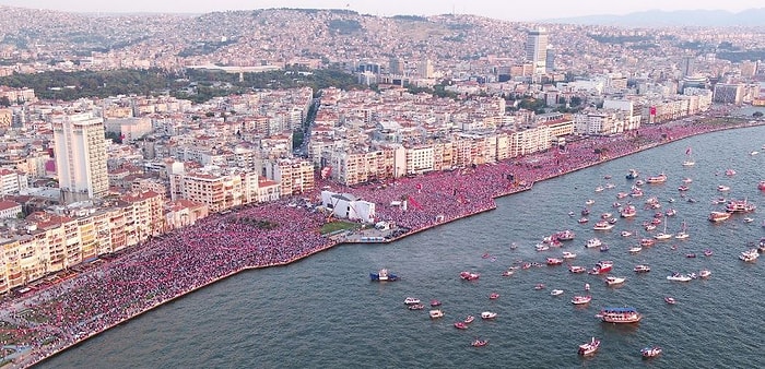 15 Fotoğraf ile Muharrem İnce'nin İzmir Mitingi: 'Çatılar Doluysa Kazandın Demektir'