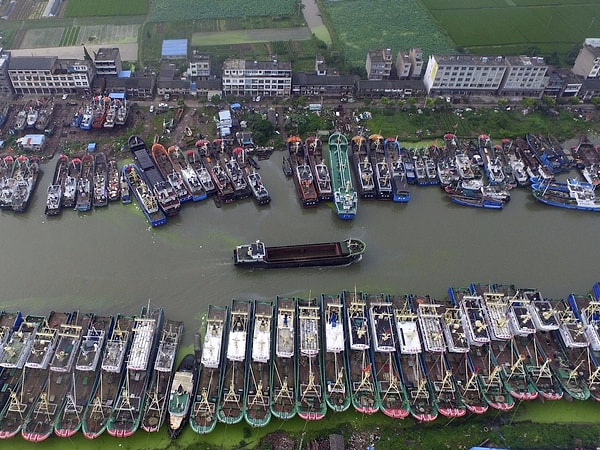 11. А это лодочная стоянка в городе Тайчжоу