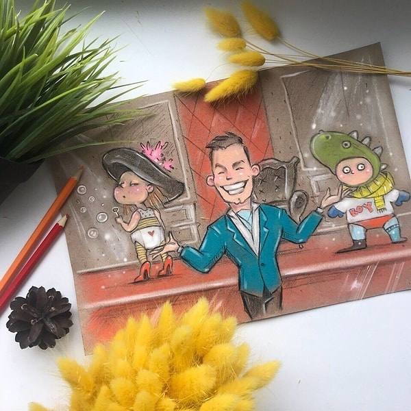 8. "- Серёжа, я же просила нормально их одеть... - Да нормально я их одел, чё ты начинаешь?"