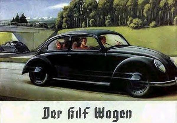 Böylece Volks-wagen yani Türkçe anlamı ile 'halkın otomobili' üretime geçti. Hitler; her Alman bir araba sahibi olsun istiyordu. Bu yüzden ucuz ve rahat bir otomobil üretme kararı aldı. Ve ilk 'Beettle' modeli ortaya çıktı.