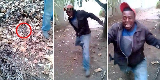 Arkanda Yılan Var Şakası Yapılan Adamın Ömründen Ömür Gittiği Anlar