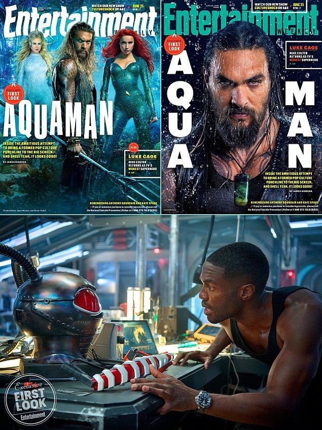 9. Aquaman'den bol bol fotoğraf yayınlandı.
