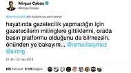 Mirgün Cabas'tan Kendisine Taraflı Gazeteci Diyen Cem Küçük'e Cevap: "Hayatında Gazetecilik Yapmadığın İçin Bilmezsin"