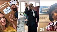 Herkes Sandık Başında! Oy Vermeye Giderek Vatandaşlık Görevini Yerine Getiren Ünlülerden Renkli Görüntüler