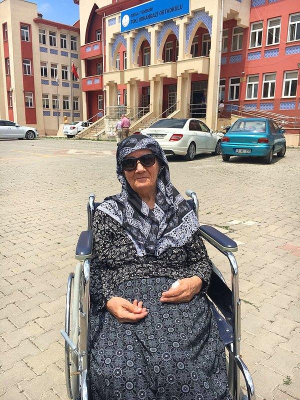 9. 81 yaşında ve %84 Engelli babaanne, Bursa
