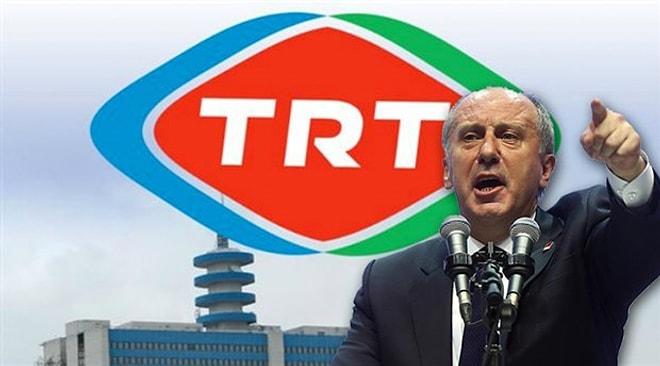 Muharrem İnce, Seçim Sonrası Yaptığı Basın Toplantısından TRT'yi Kovdu!
