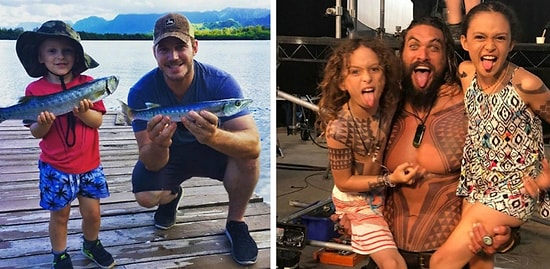 Смотрите и учитесь! Звездные отцы-молодцы, подающие пример всем папам мира