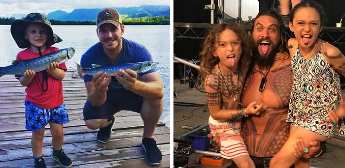 Смотрите и учитесь! Звездные отцы-молодцы, подающие пример всем папам мира