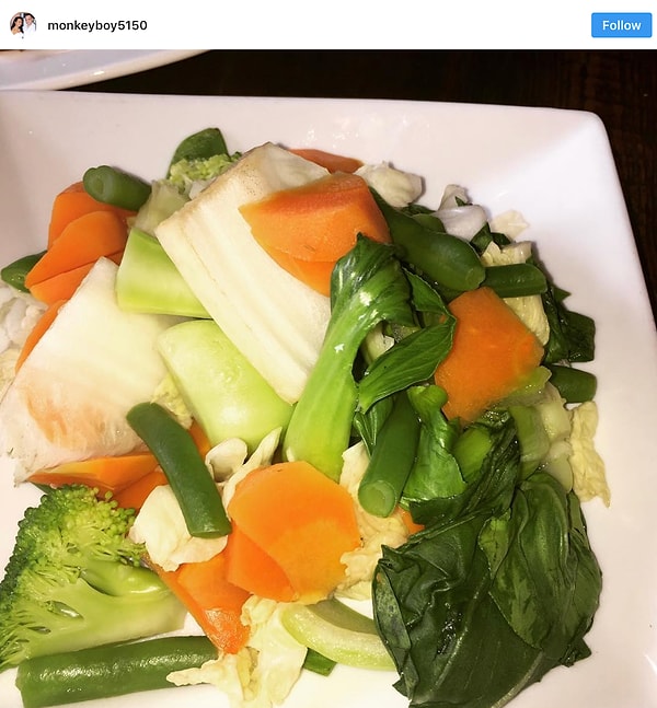 15. «Этот тайский ресторан готовит всю картошку фри в рыбном соусе». Остается довольствоваться этими аппетитными вареными овощами!